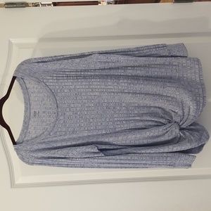 🔥A.N.A Light Heather Blue Knotted Front  Sweat…